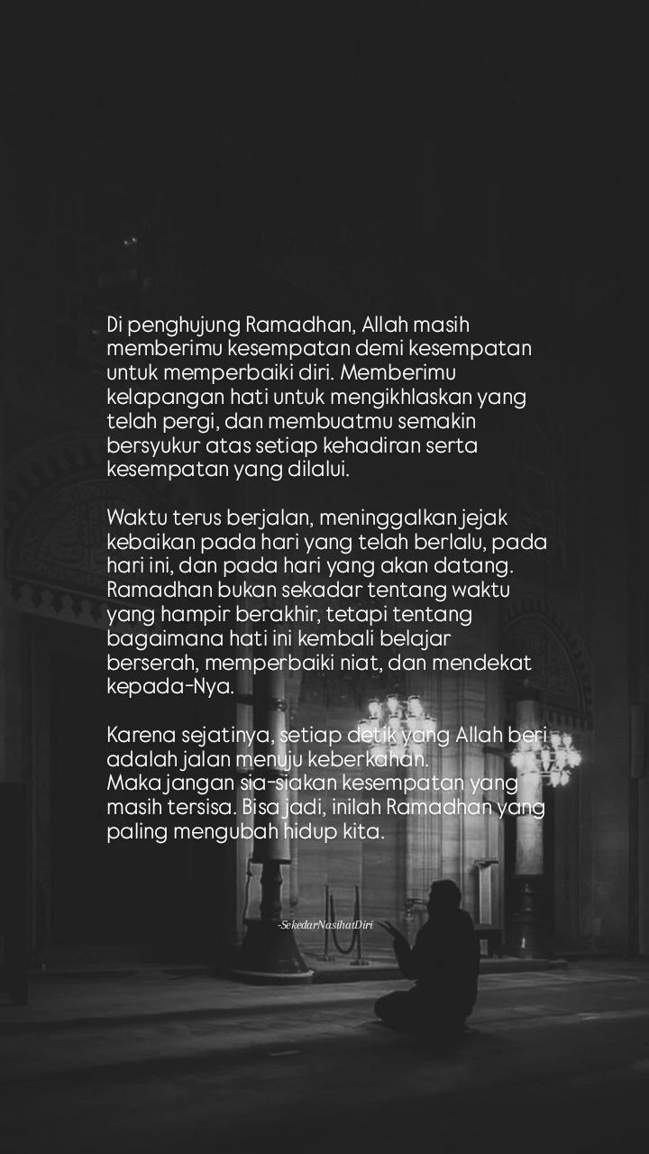 @Sekedar Nasihat Diri