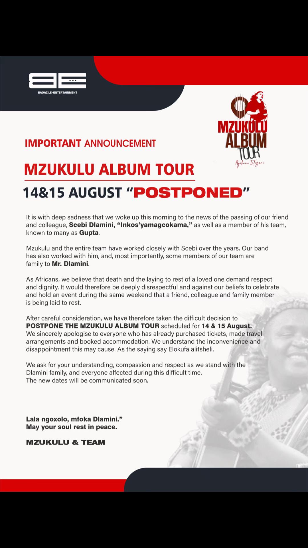 @Mzukulu kaBaqazile
