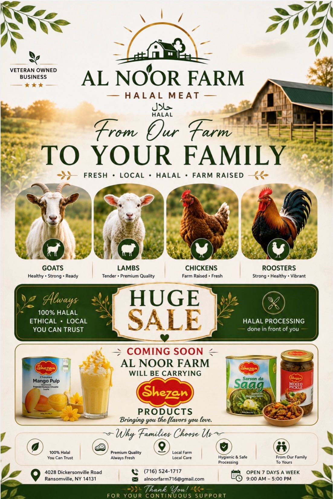 @Al Noor Farm, Lewiston N.Y.