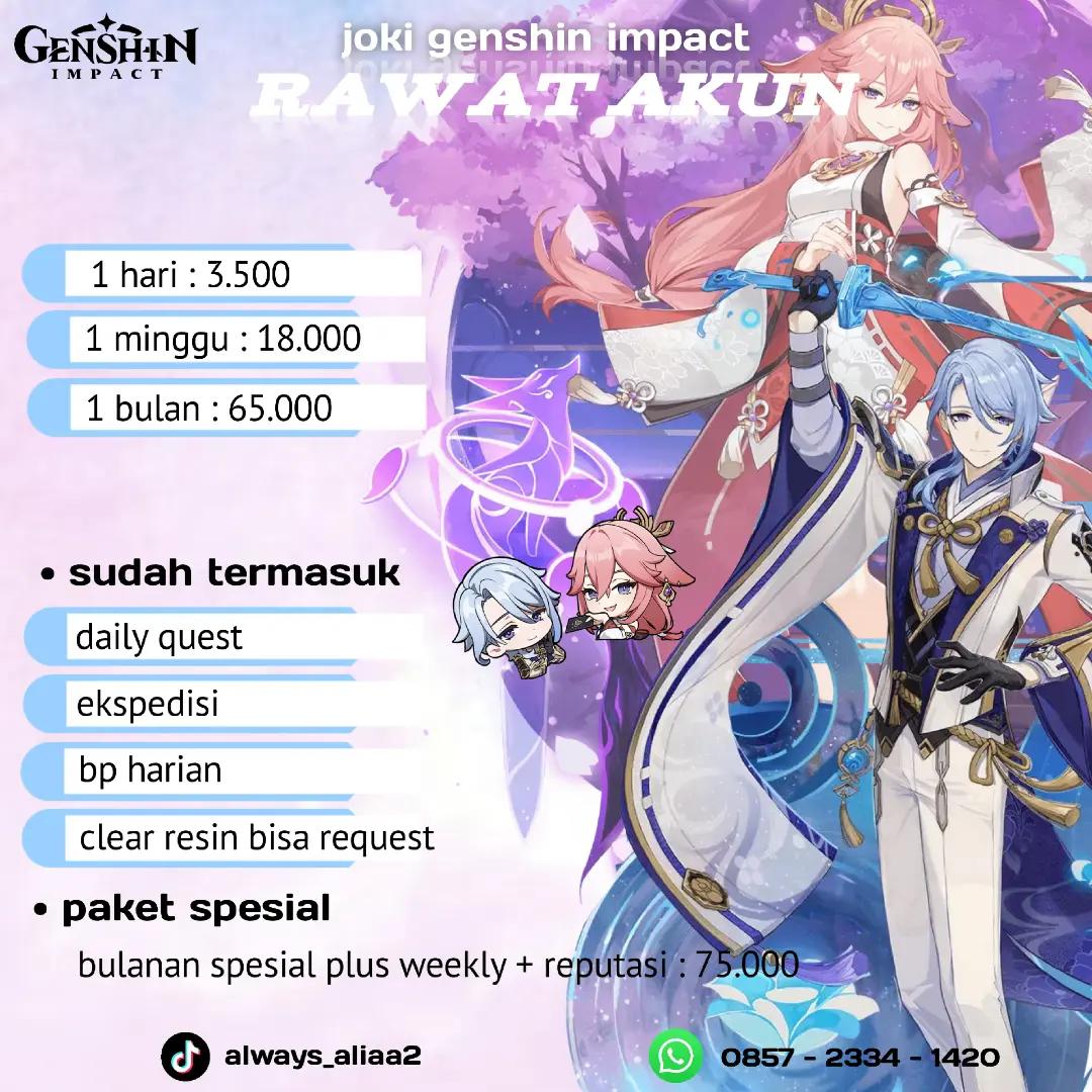 @𝐀𝐲𝐲 joki genshin'
