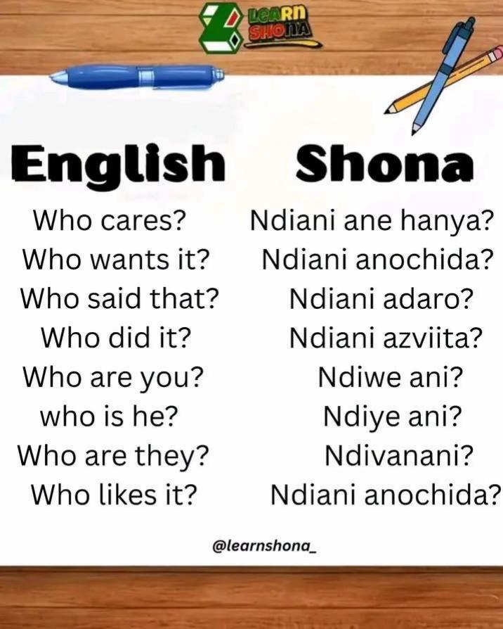 @Learn Shona