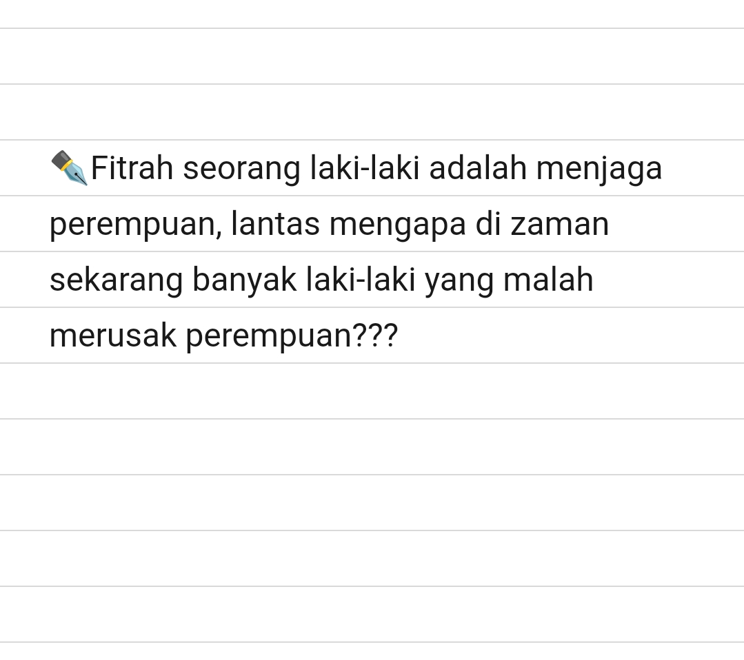 @Tentang kamu