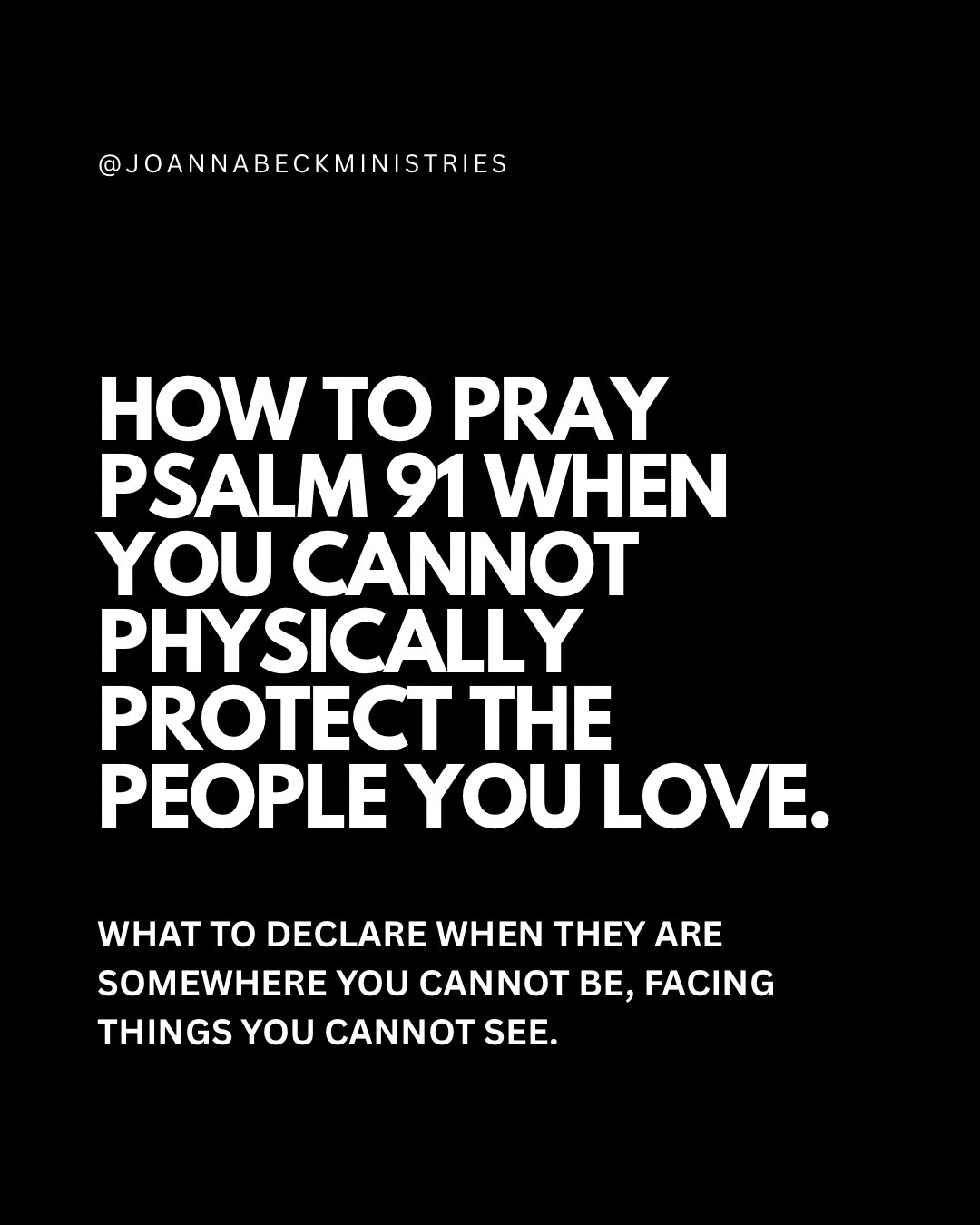 @Joanna Beck Ministries