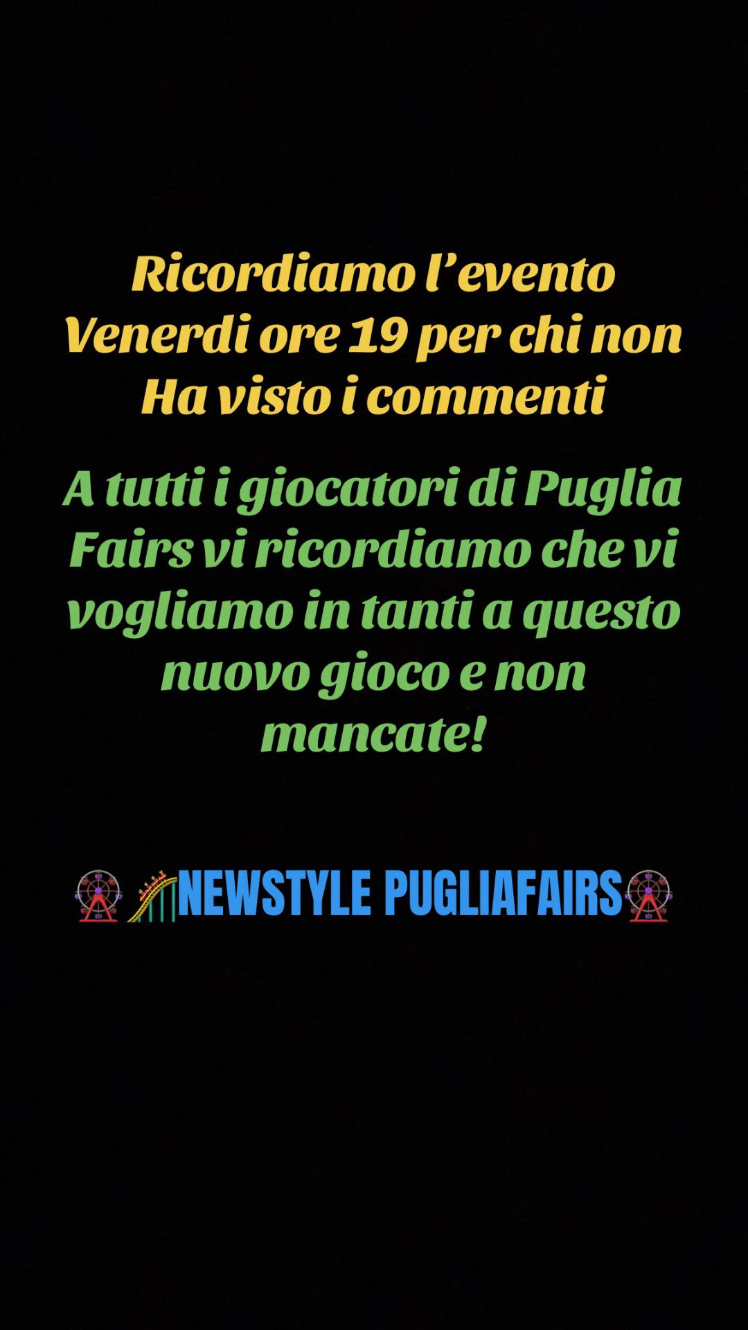 @TheNewPugliaFairs🎢🎡official