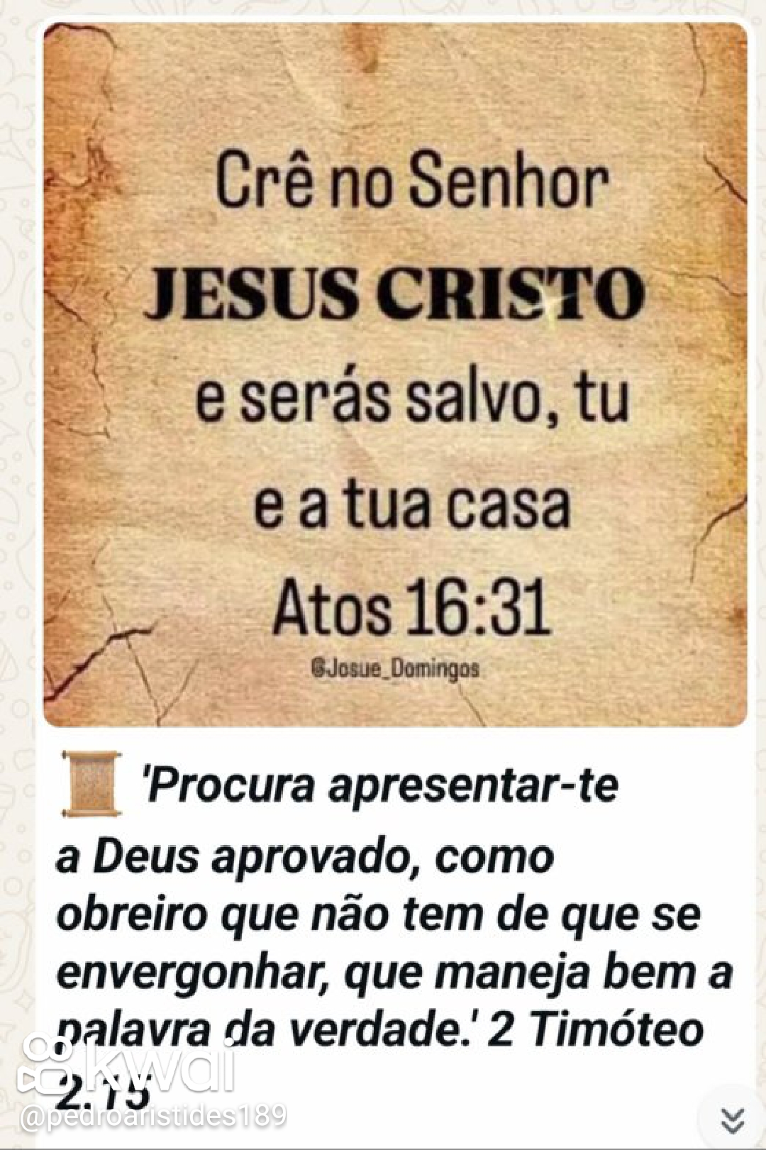@pedro aristides