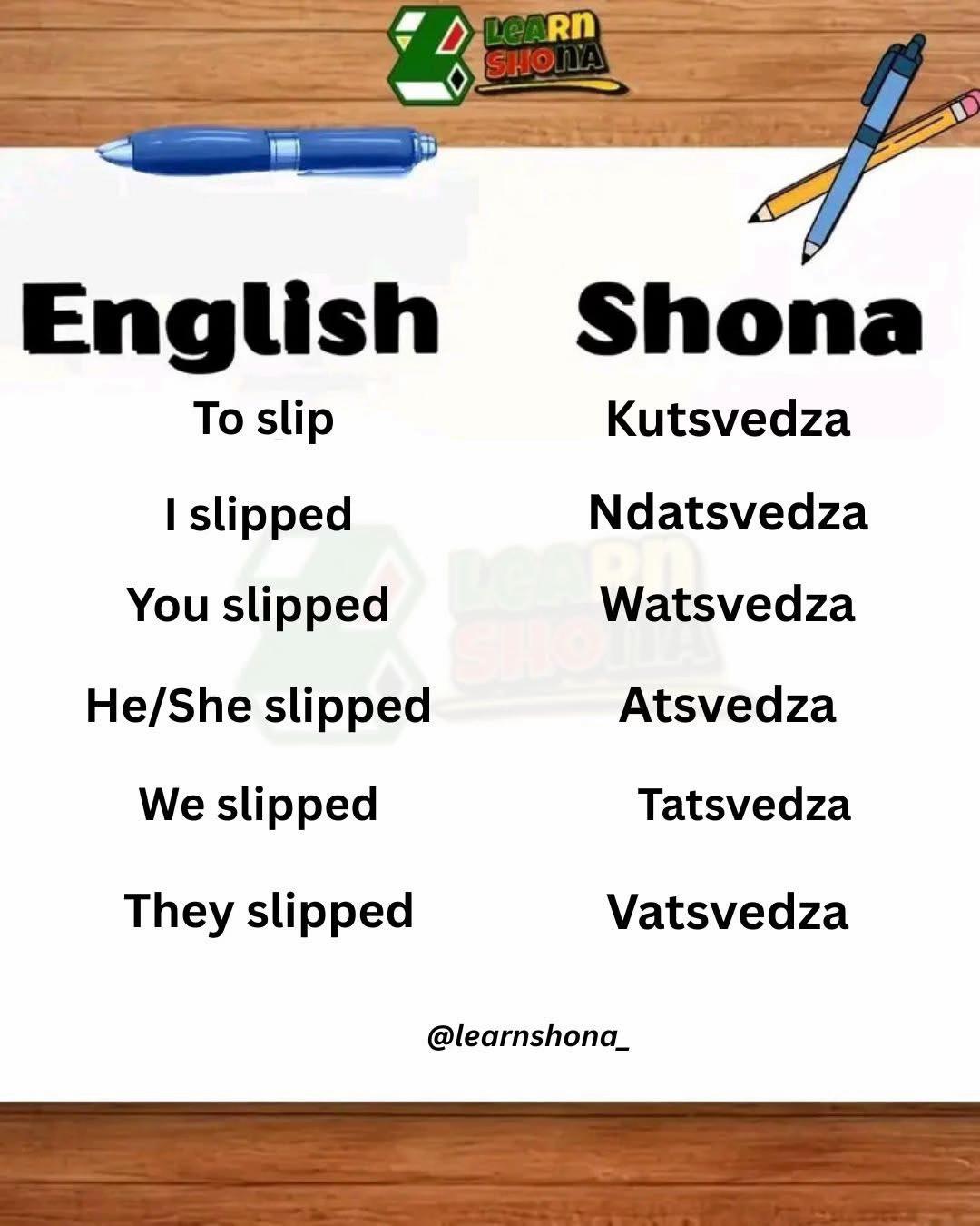@Learn Shona