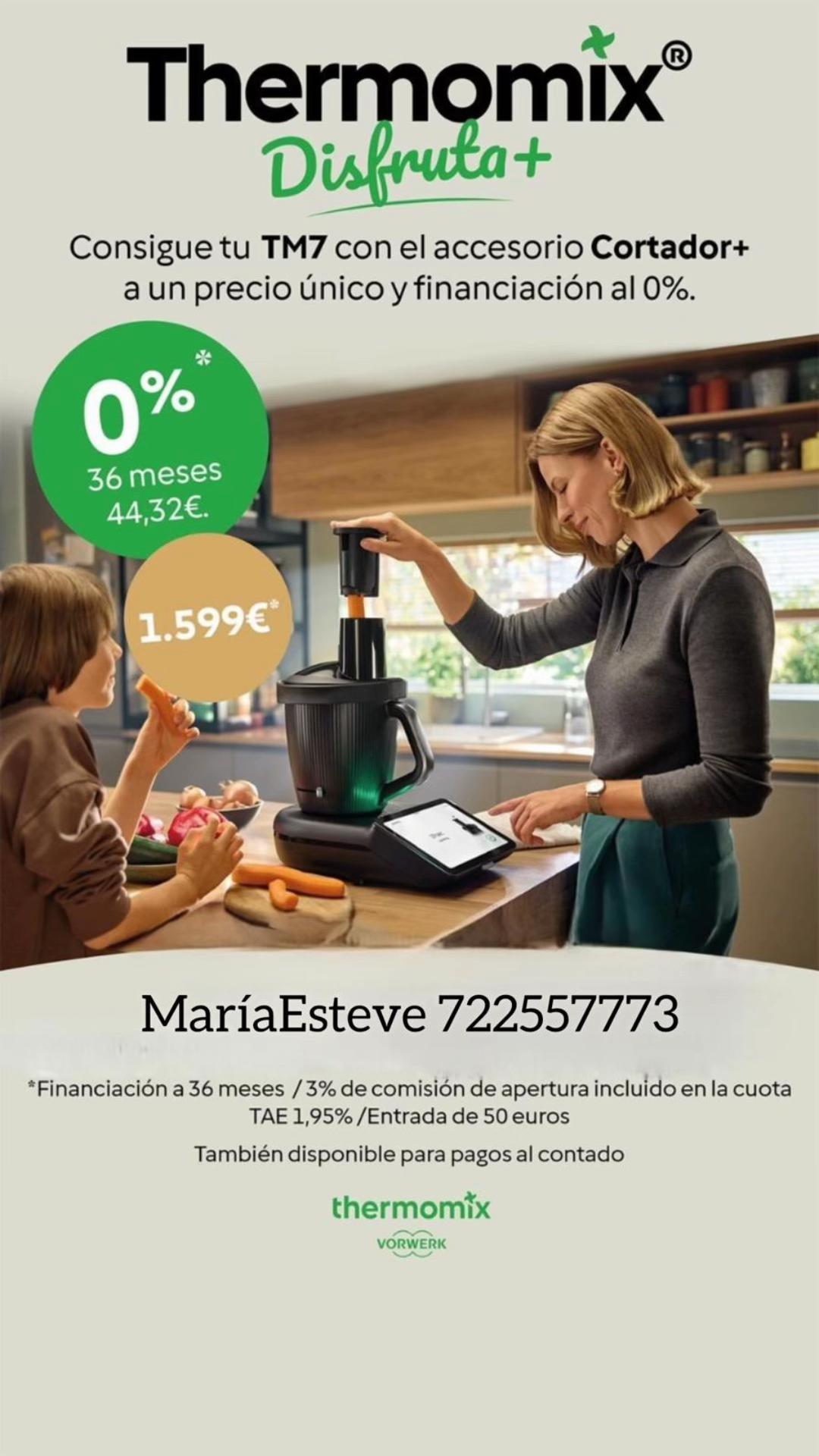 @Mar&iacute;a Esteve con Thermomix