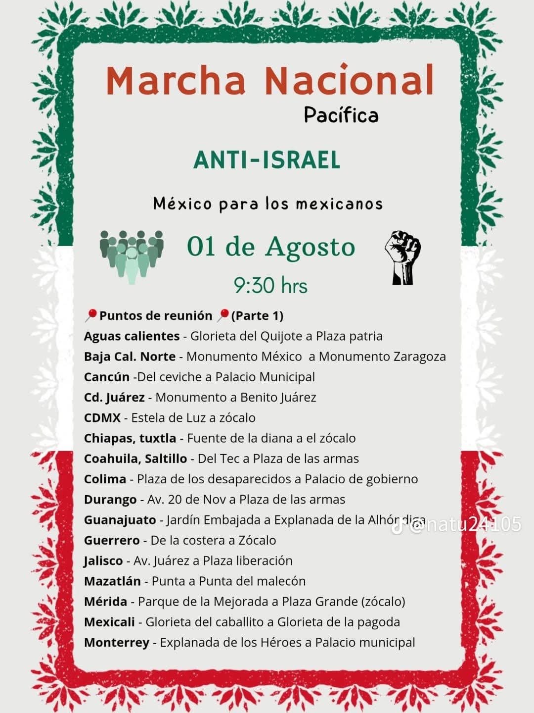@TENOCHTITLÁN🇲🇽MÉXICO🇲🇽4T