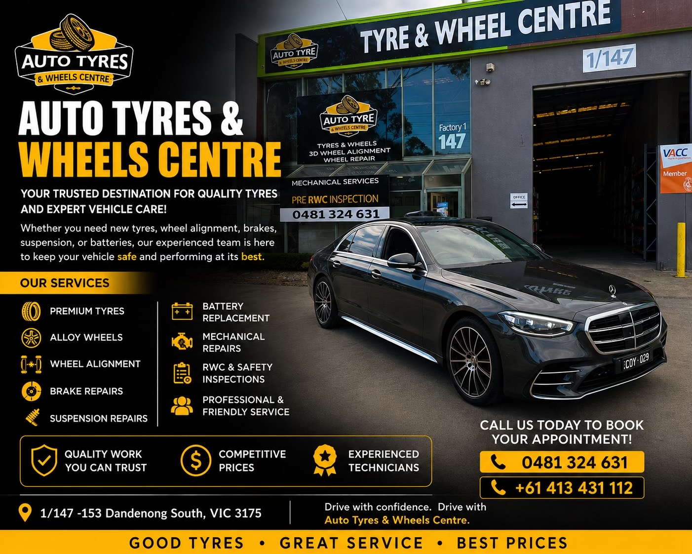 @Auto Tyres And Wheels Center
