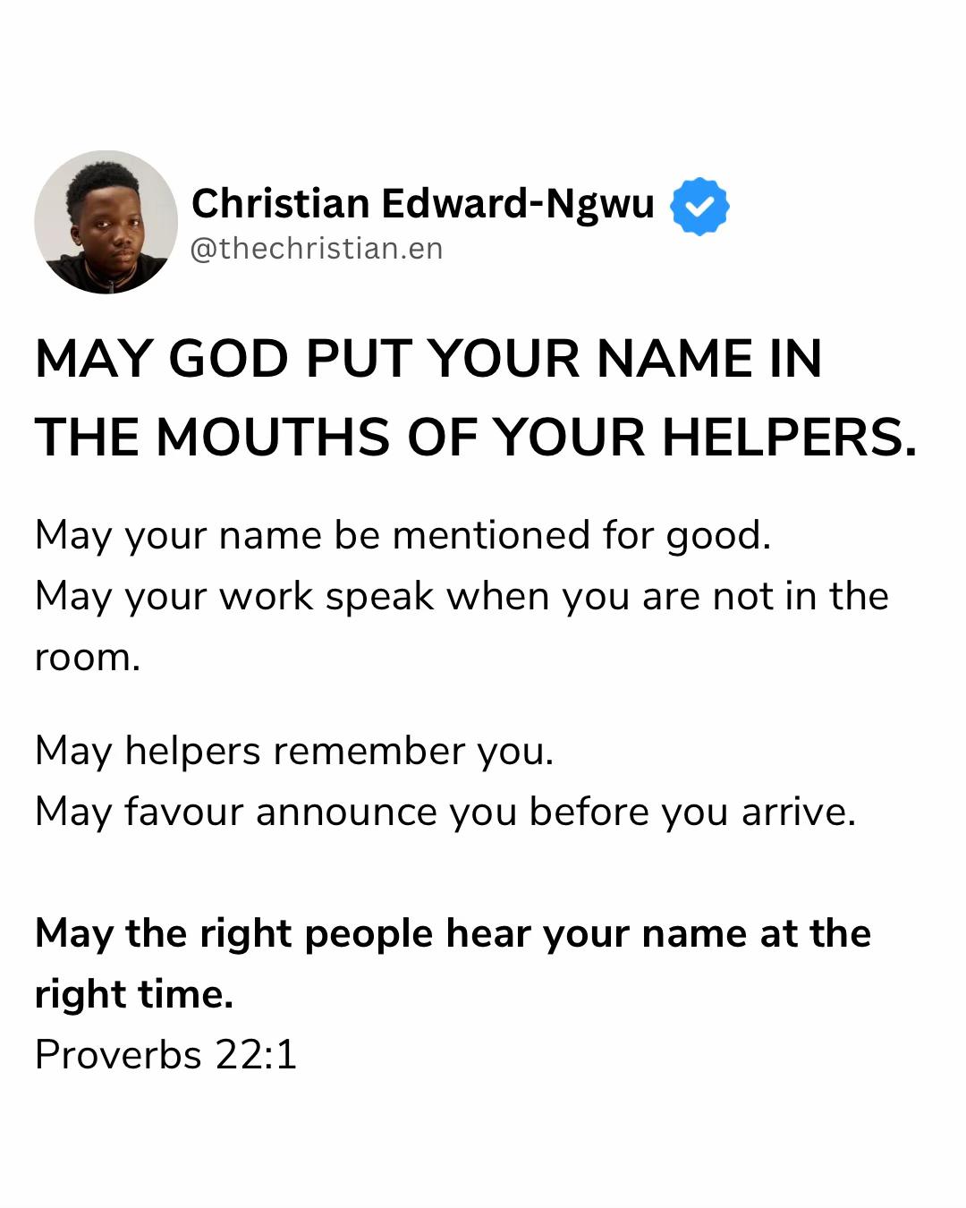 @Christian Edward-Ngwu