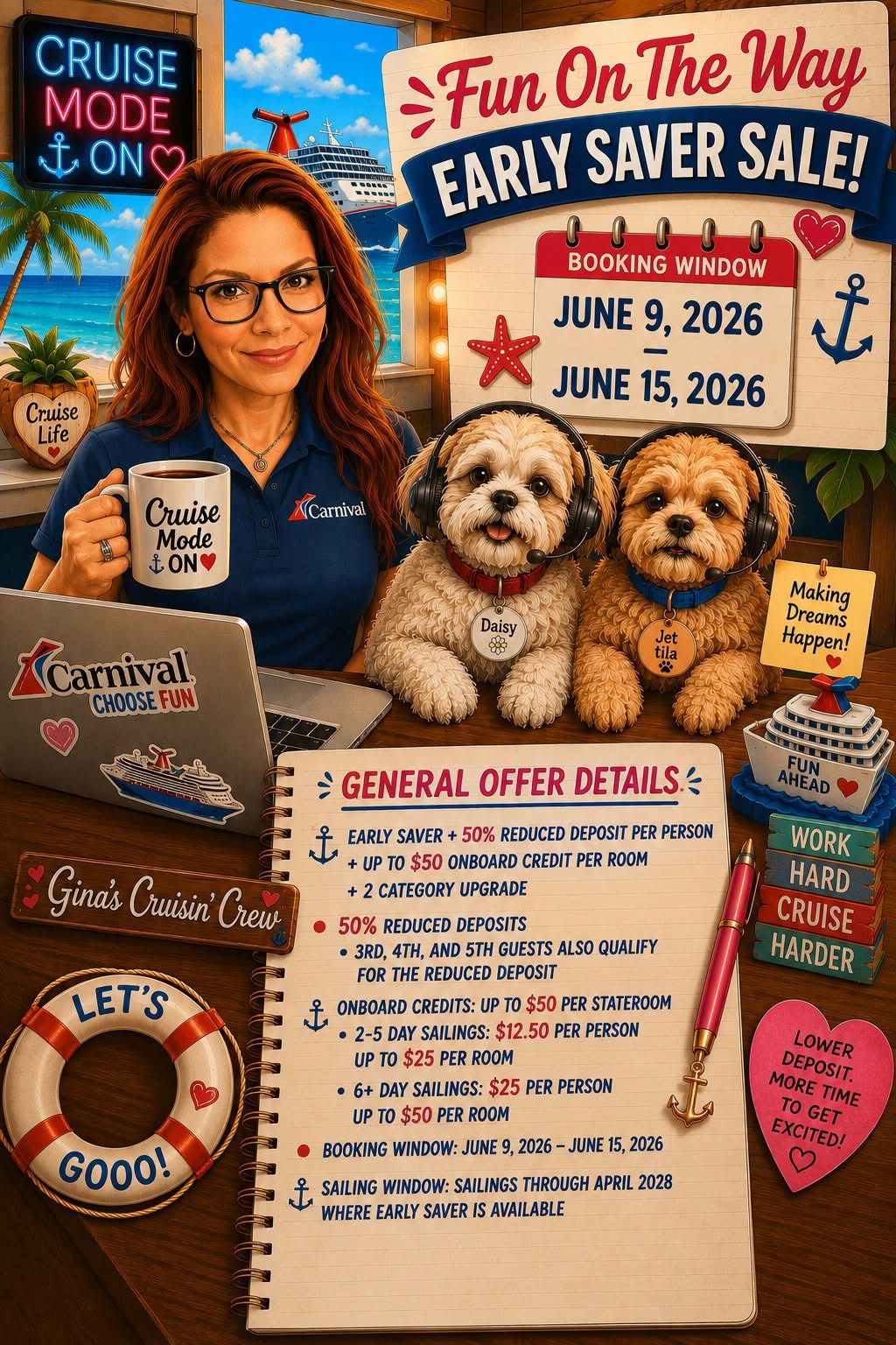 @🛳️ Gina’s Cruisin Crew 🛳️