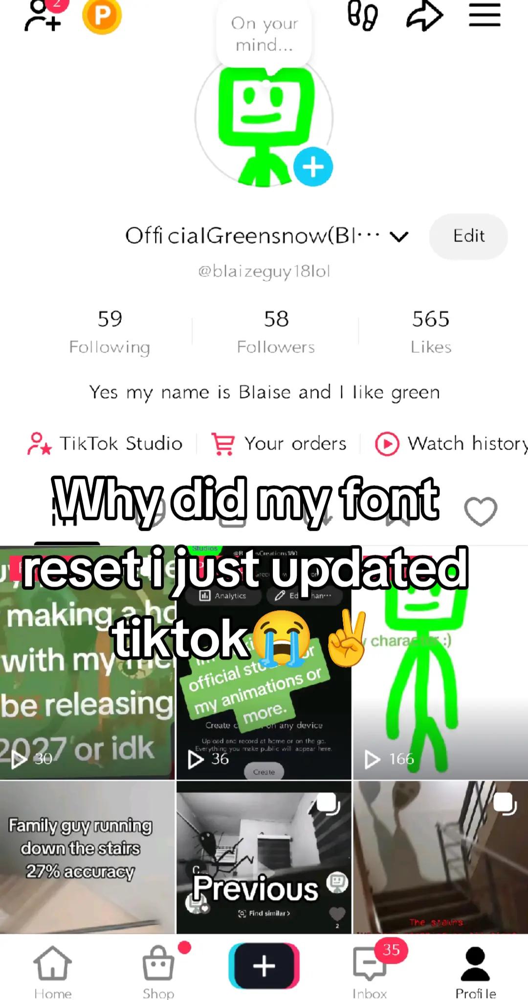 @OfficialGreensnow(Blaizeguy18)