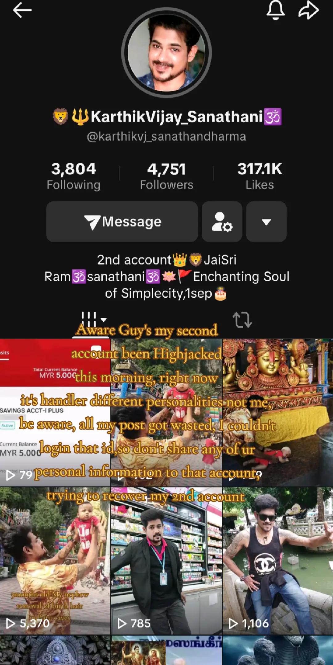 @🦁G.Karthik🕉️DharmoRakshati🔱
