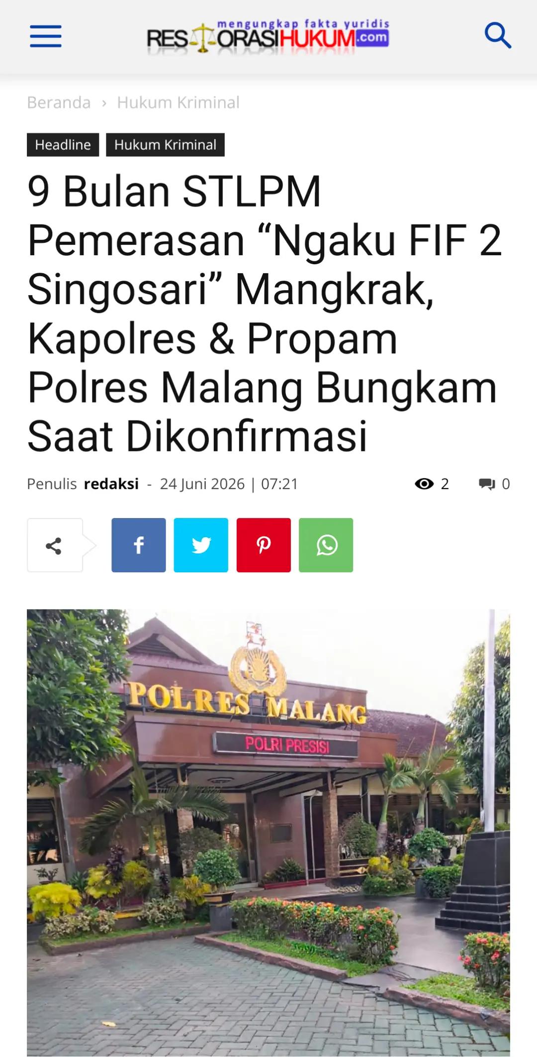 @Restorasi Hukum Nasional