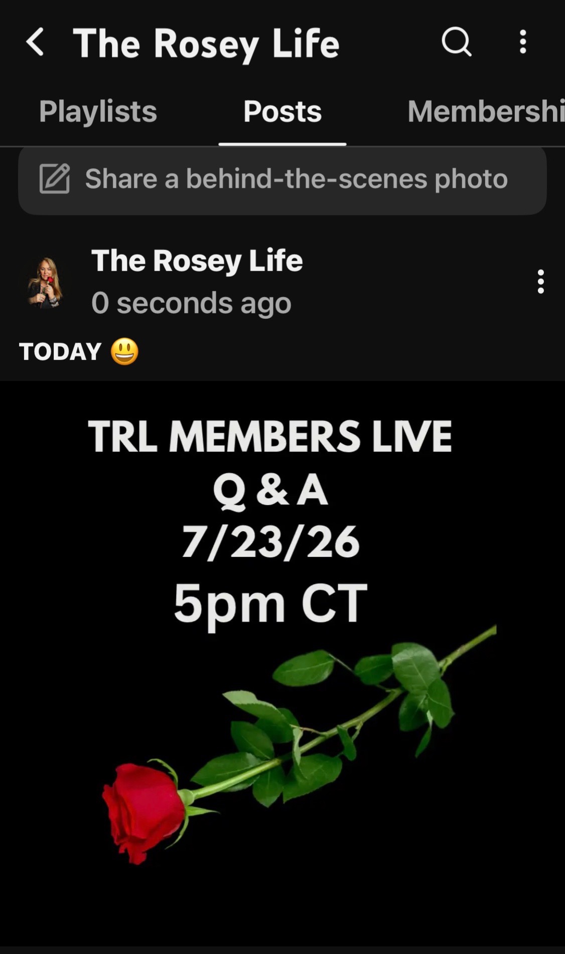 @YouTube TheRoseyLife