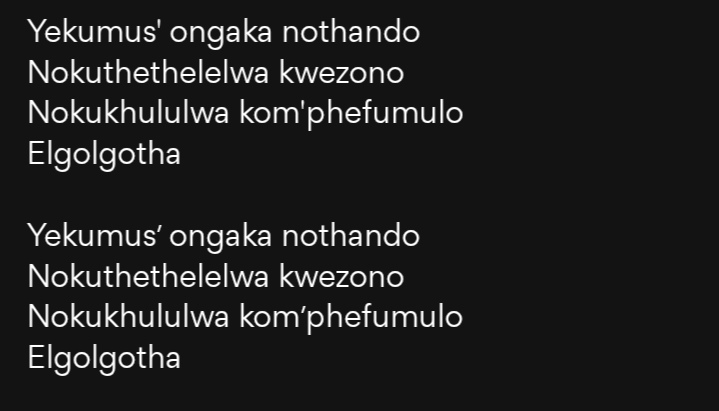 @Sindisiwe J. Jiyana