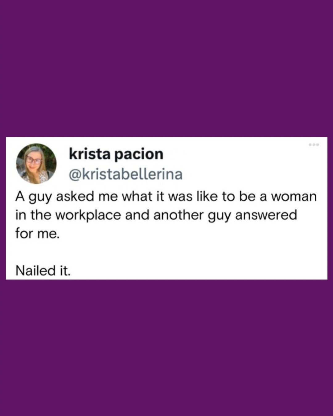 @The Optimal Female