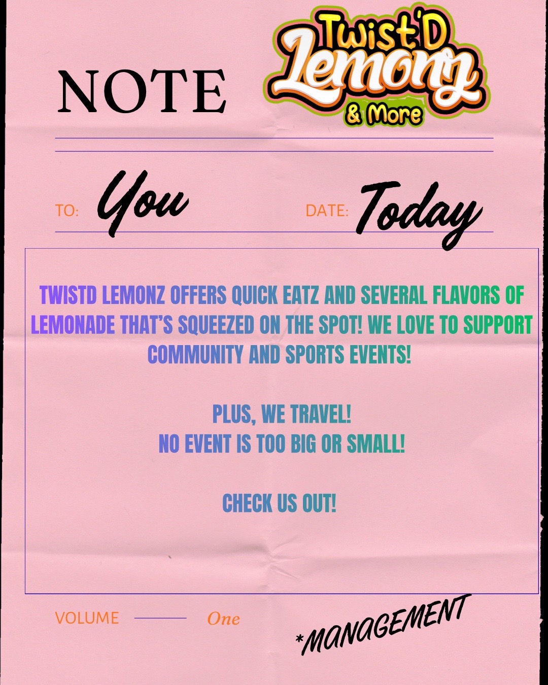 @TwistD Lemonz & More