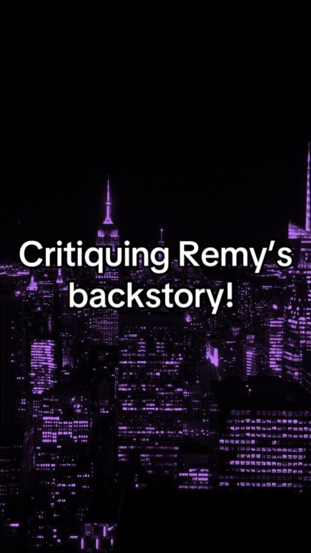 @Remy Slander