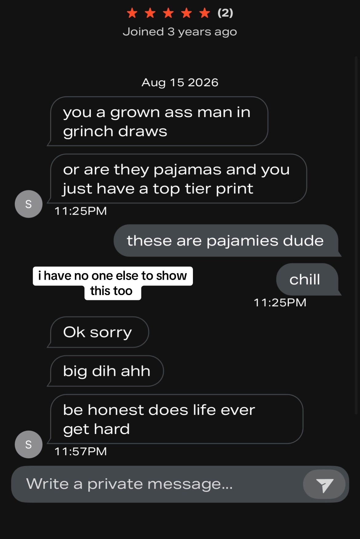 @just a random person