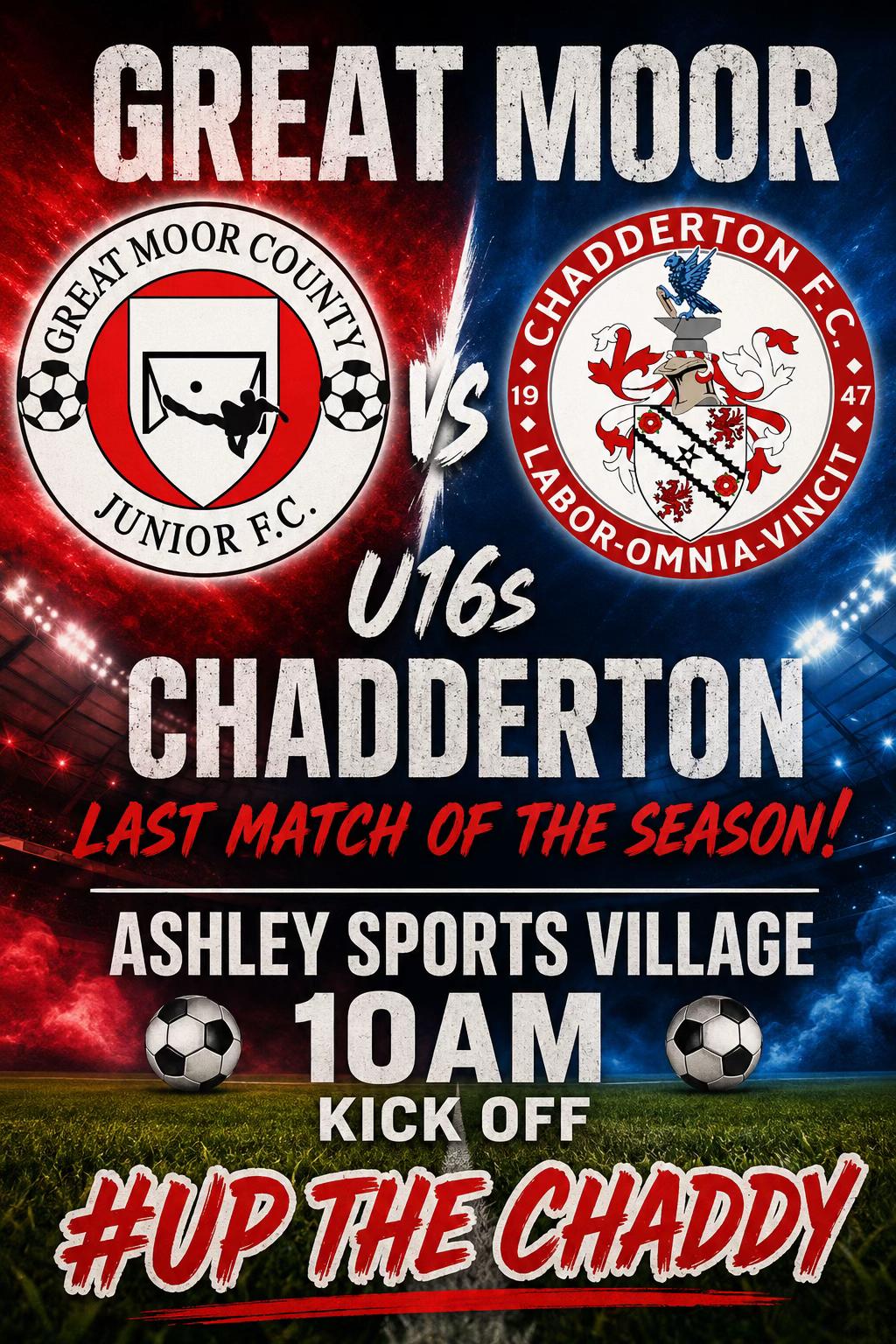 @Chadderton U17’s