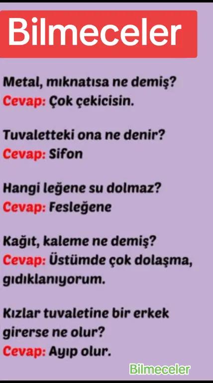 @Onur Çayğaracı 🌼Bilmeceler