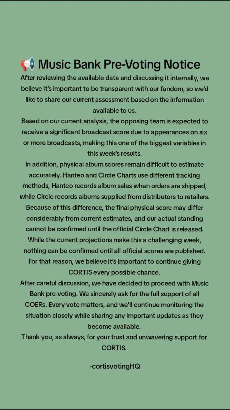 @CORTIS Fan Voting Updates