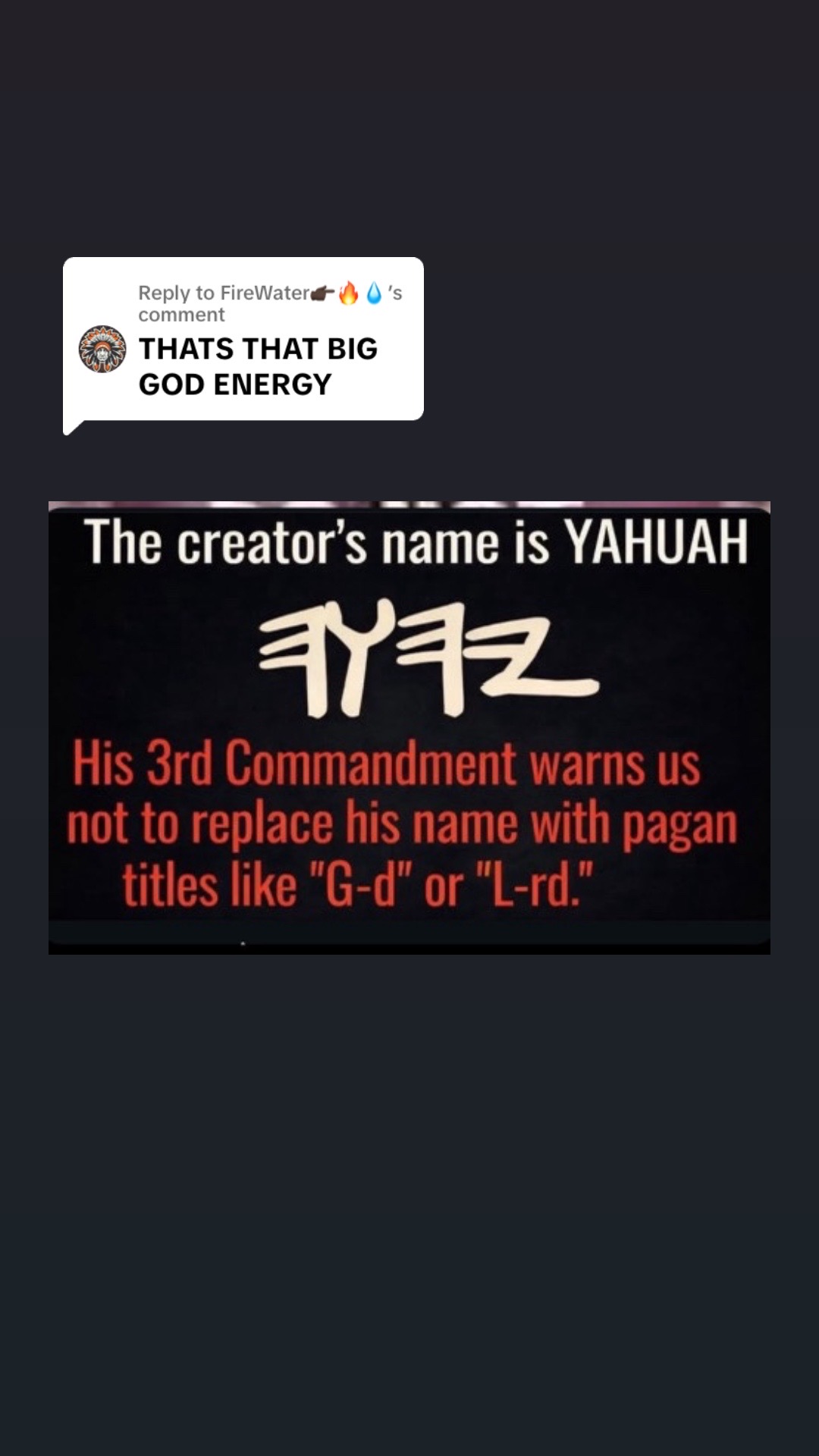 @Yahusha the man