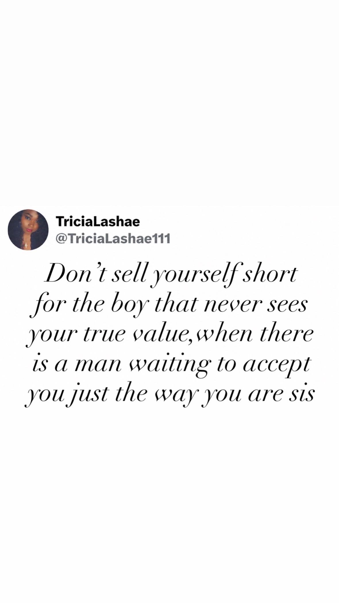 @TriciaLaShae