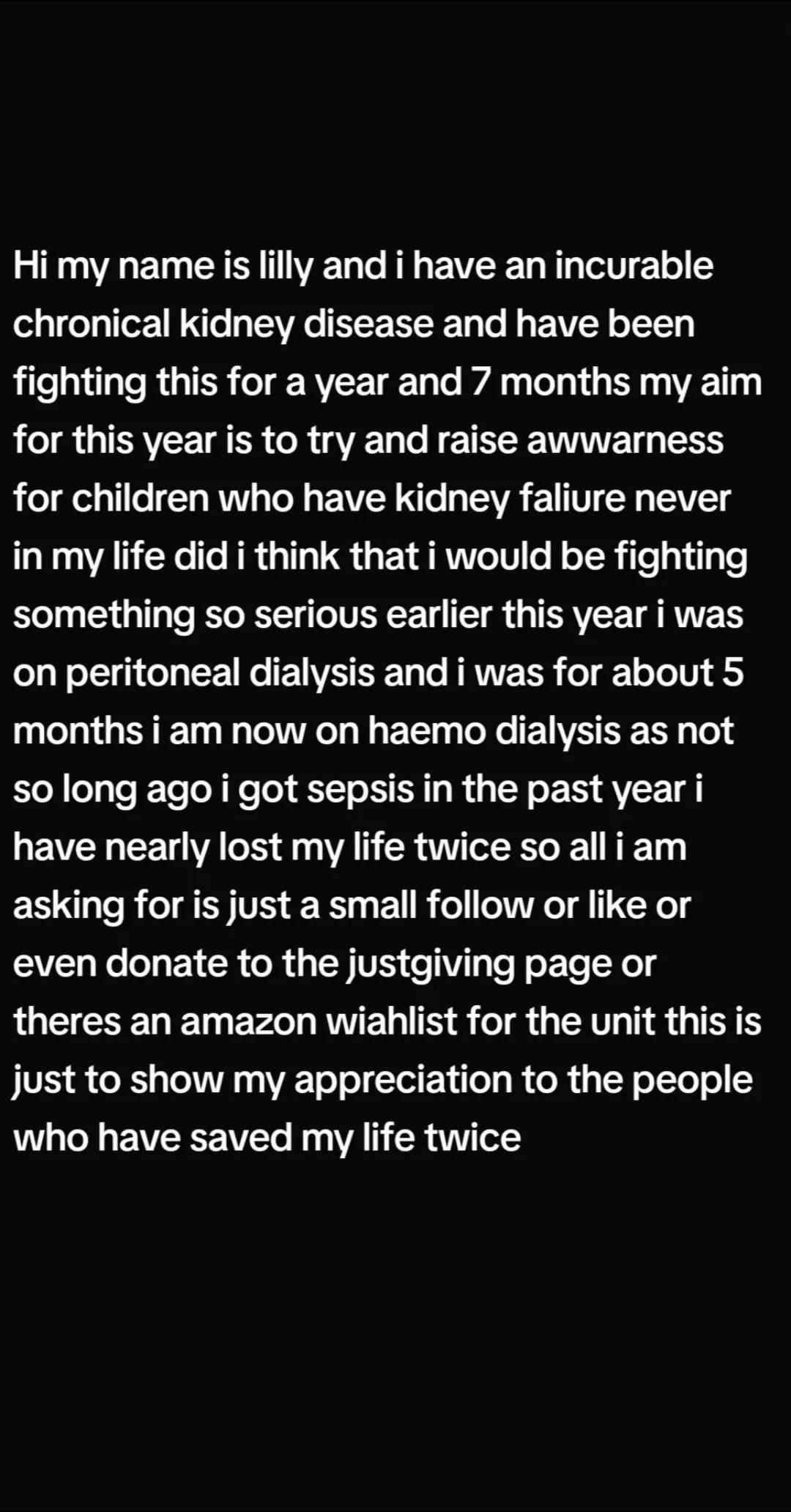 @Lilly may and my kidneys ๐๐