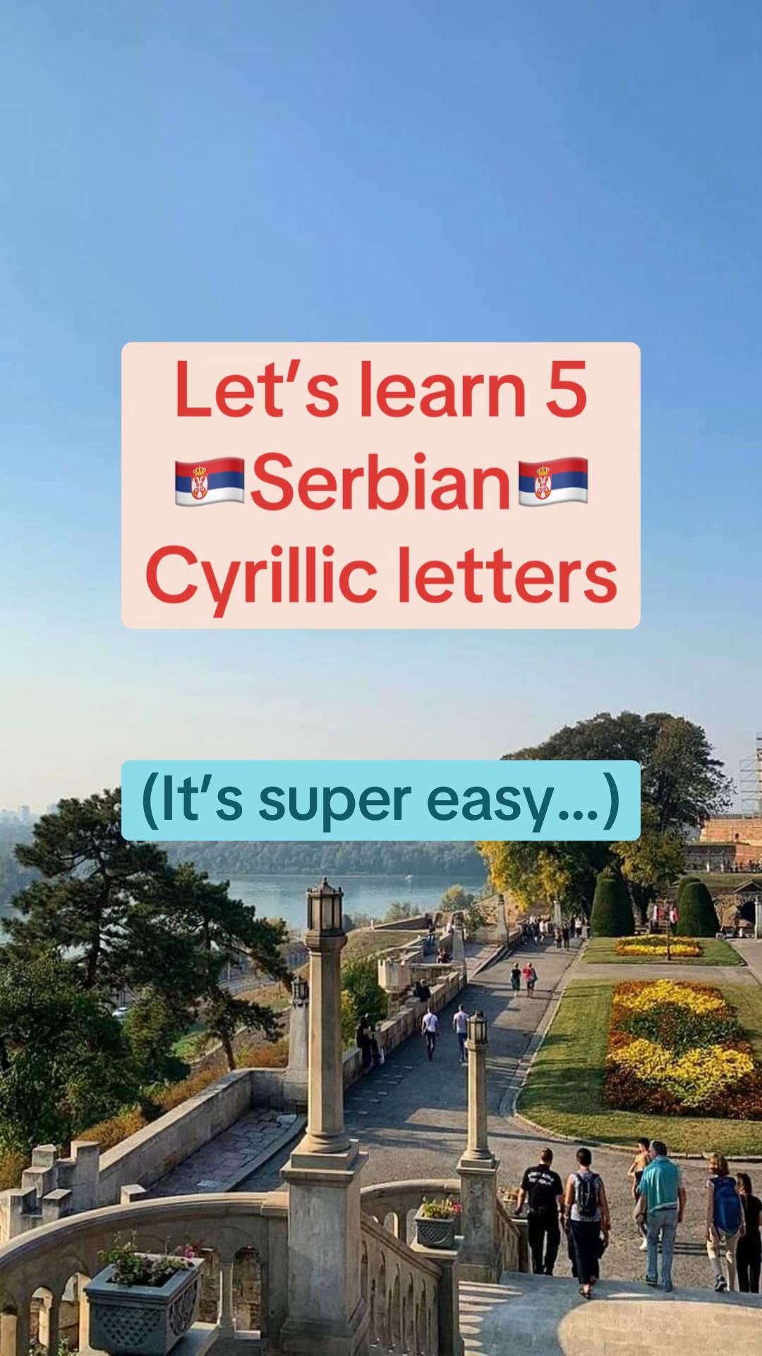@Cirilio - Learn Serbian