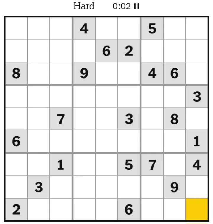 @NYT Sudoku