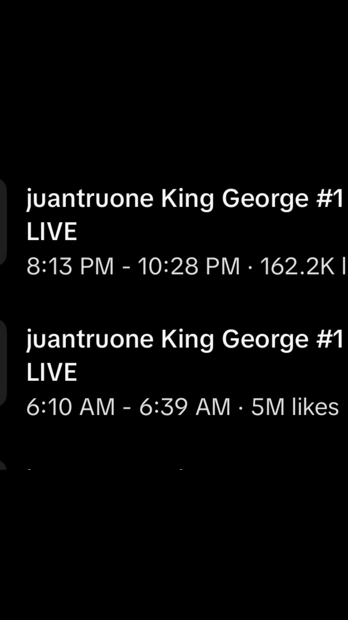 @juantruone King George #1 fan