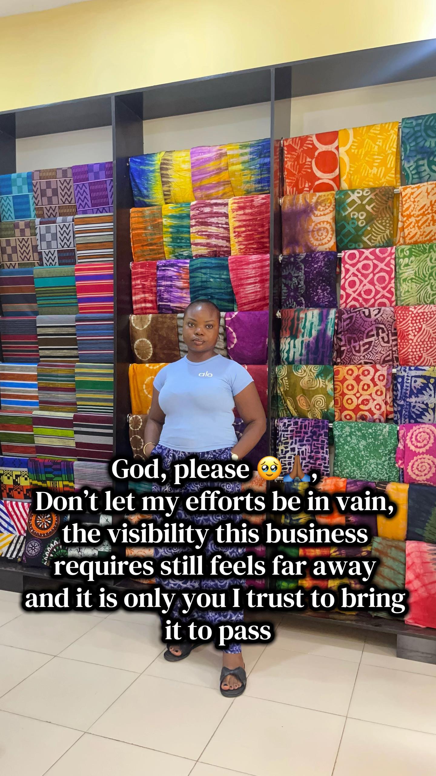 @Adire,Ankara vendor in Kaduna