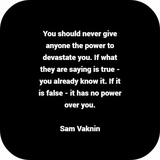 @Prof. Sam Vaknin