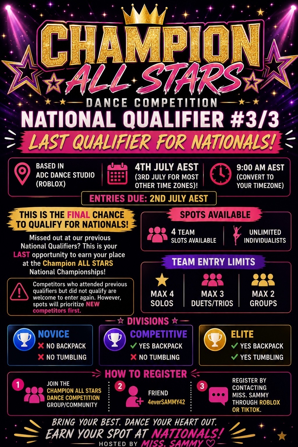 @Champion ALL STARS Dance Comp