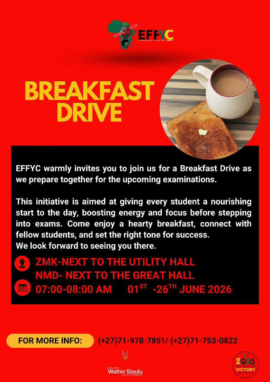 @EFFYC_WSU_MTHATHA Campus