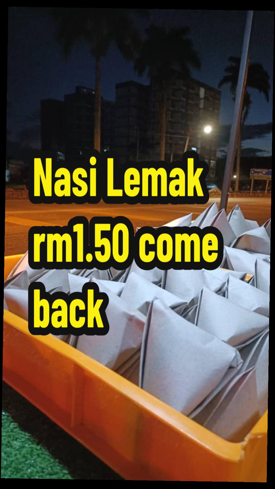 @Abe nasi lemak tiga amah