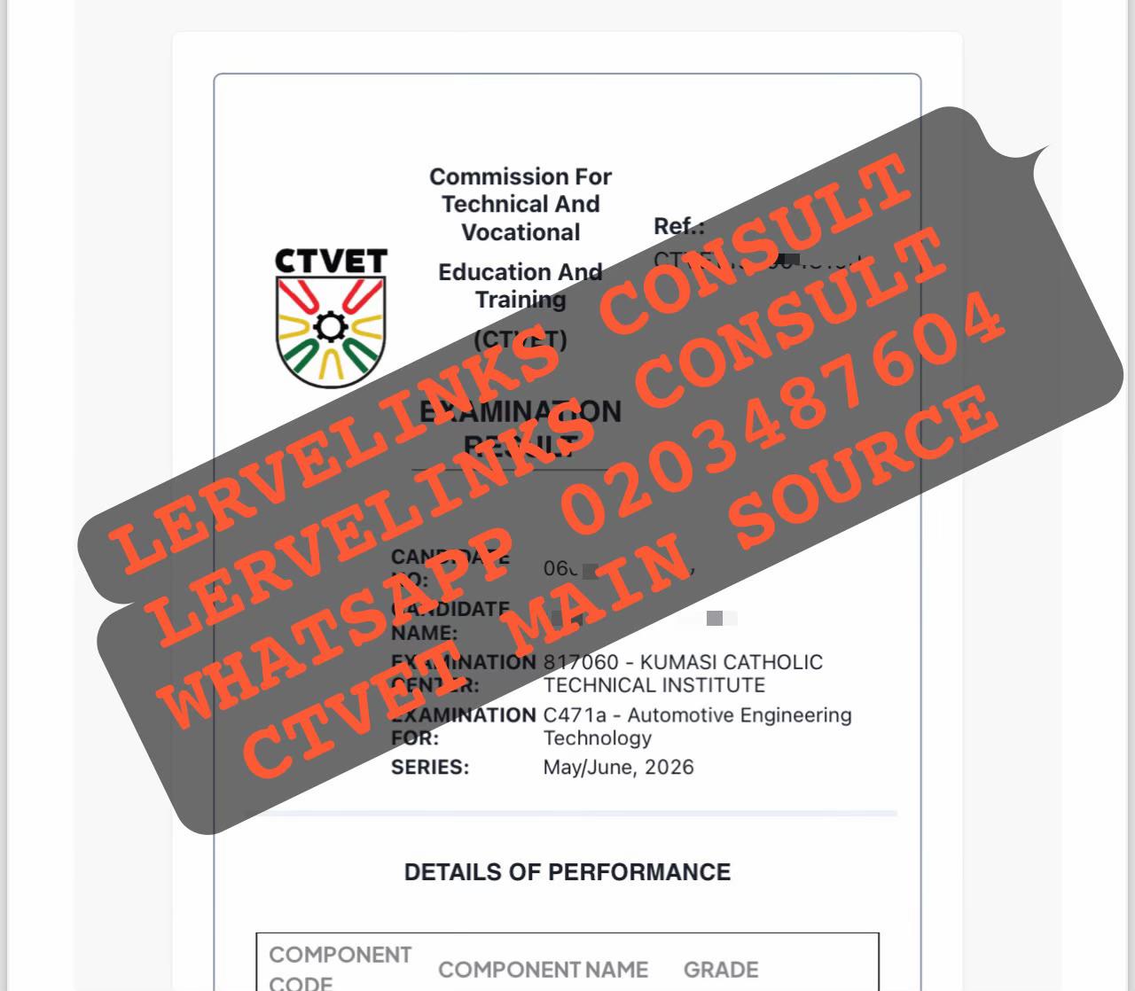 @✍️📚🎓LERVELINKS EXAMS CONSULT