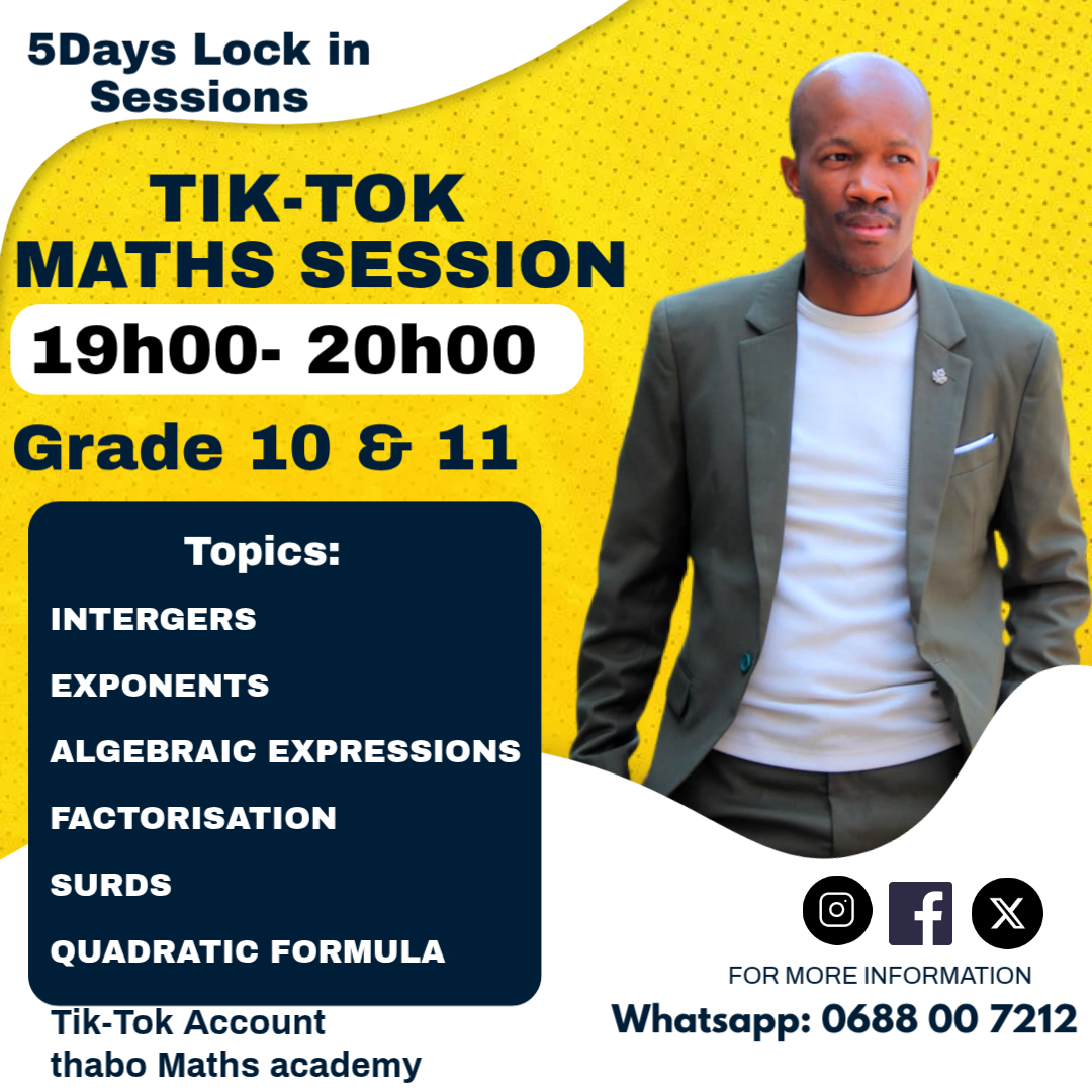 @Thabo Maths Academy