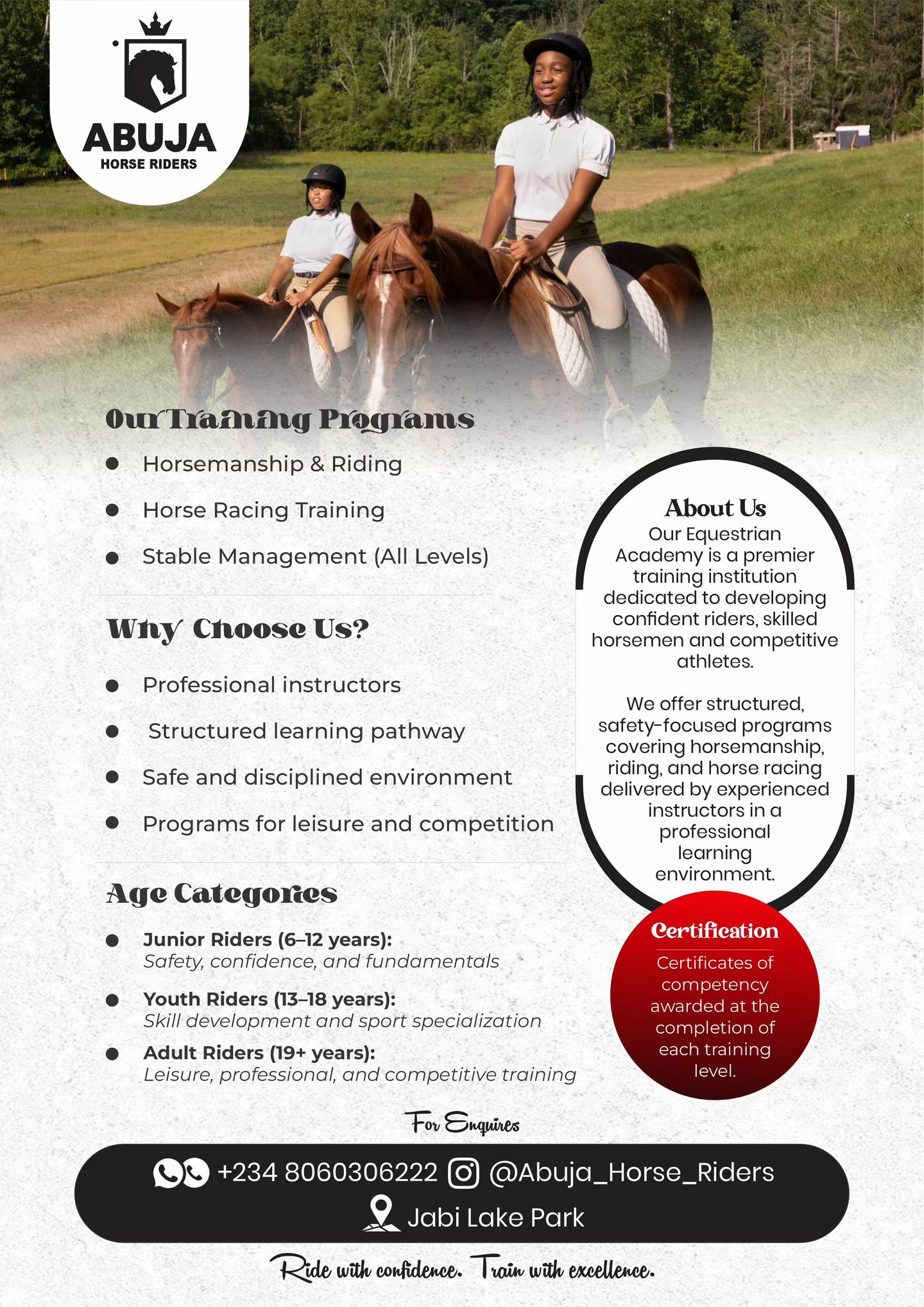 @Abuja horse riders