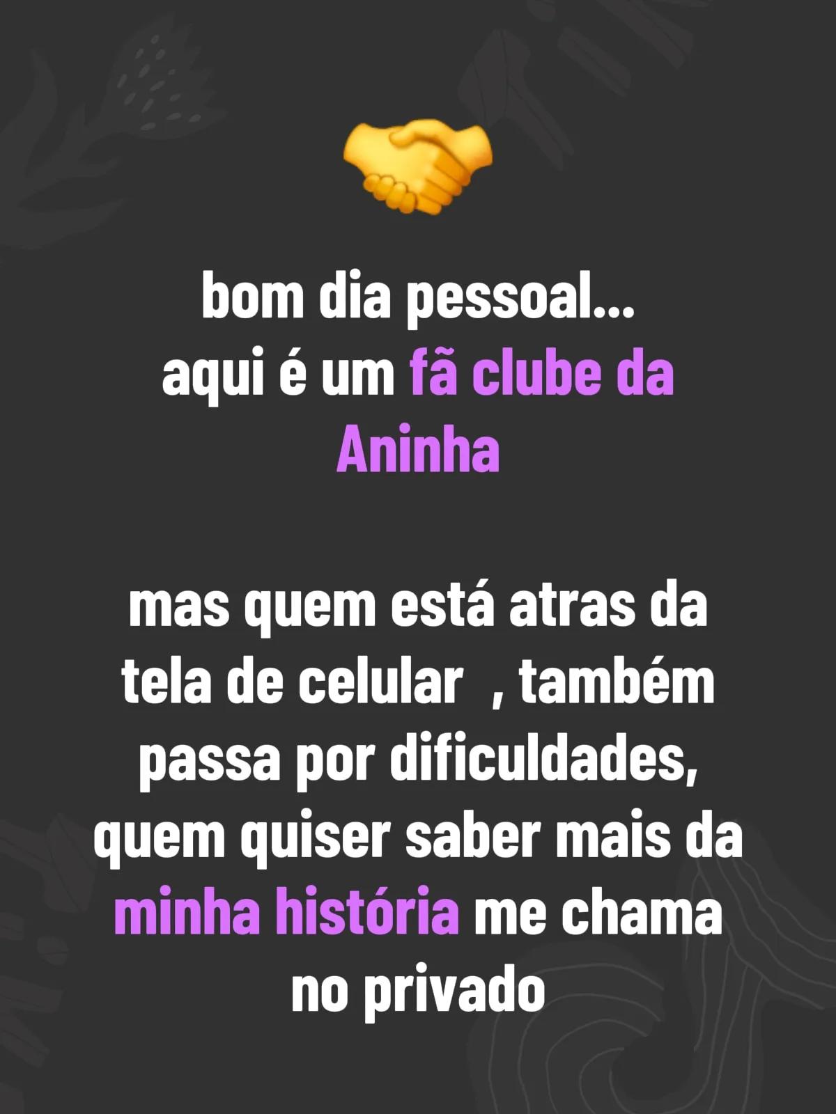 @fã clube Aninha Moura