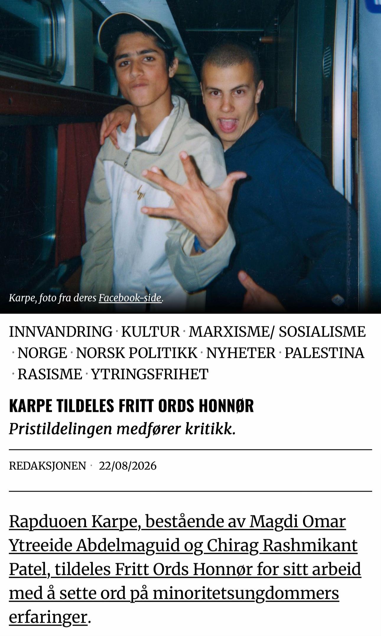 @Vår Ytringsfrihet