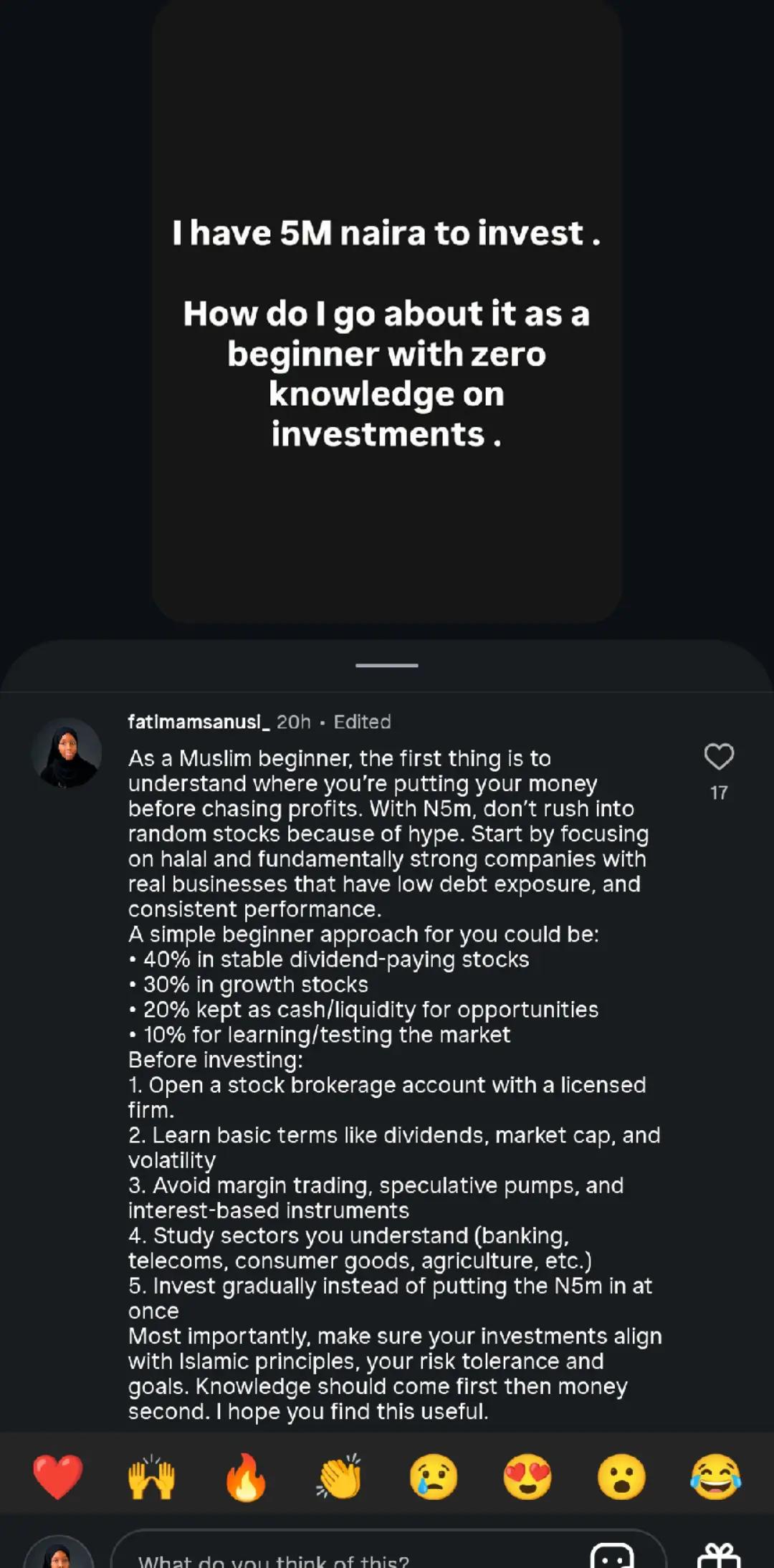 @Fatima Sanusi | Finance 📊💰