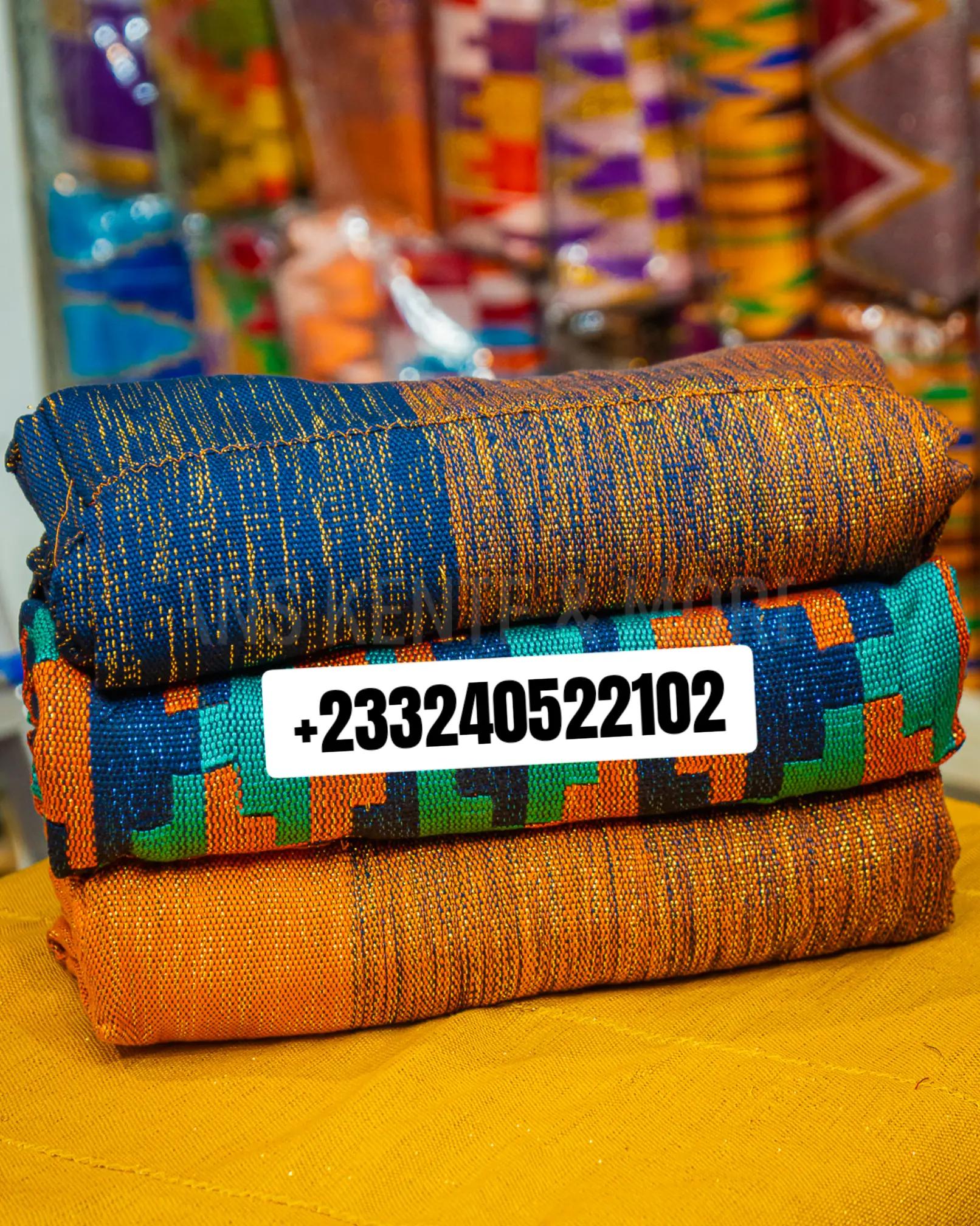 @KENTE VENDOR IN TEMA-MATAHEKO