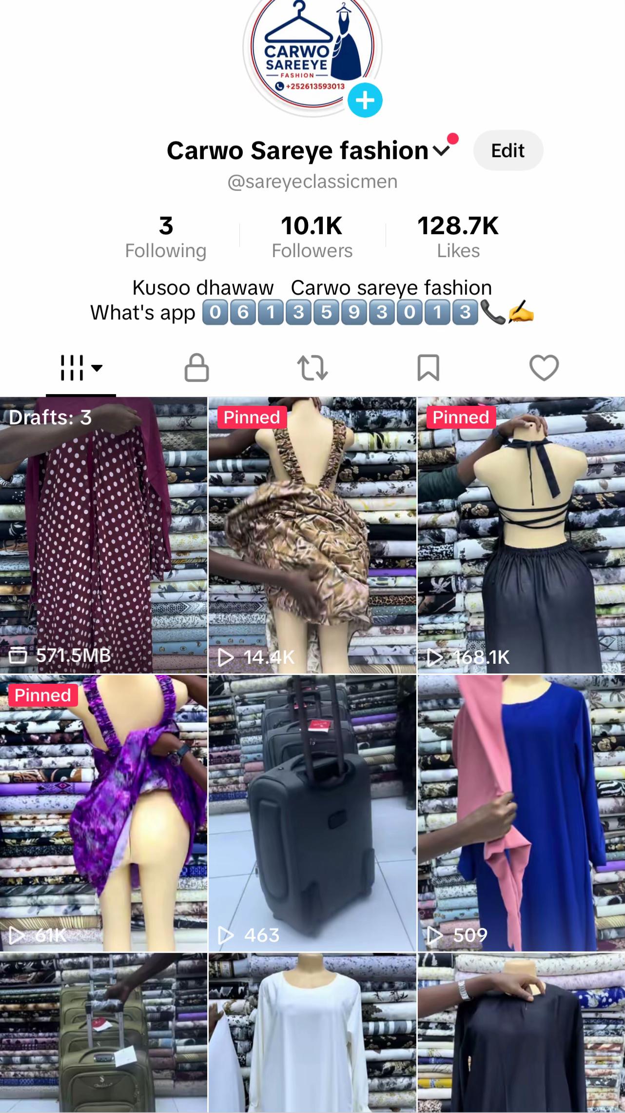 @Carwo Sareye fashion