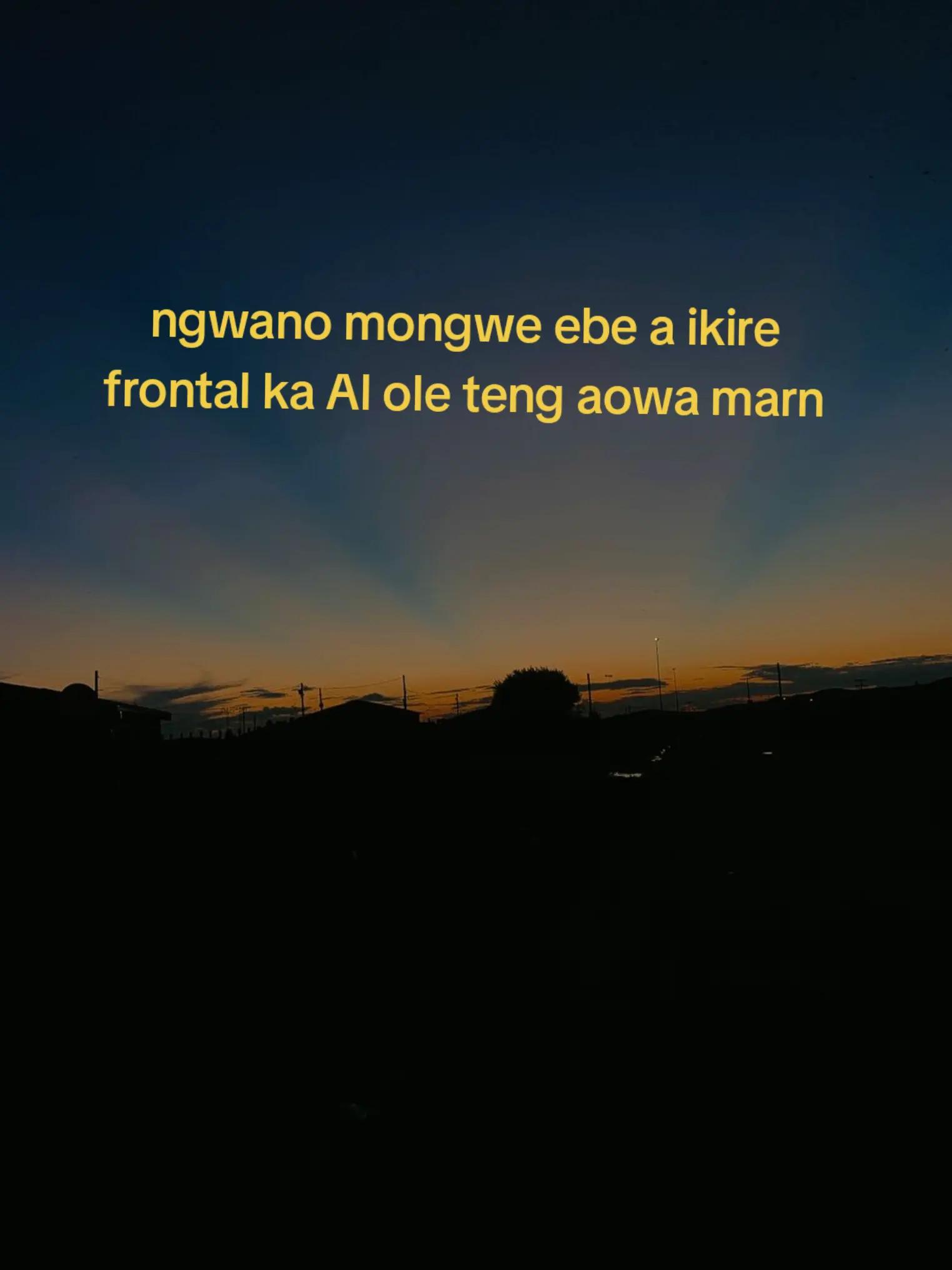 @OJ Setlogelo
