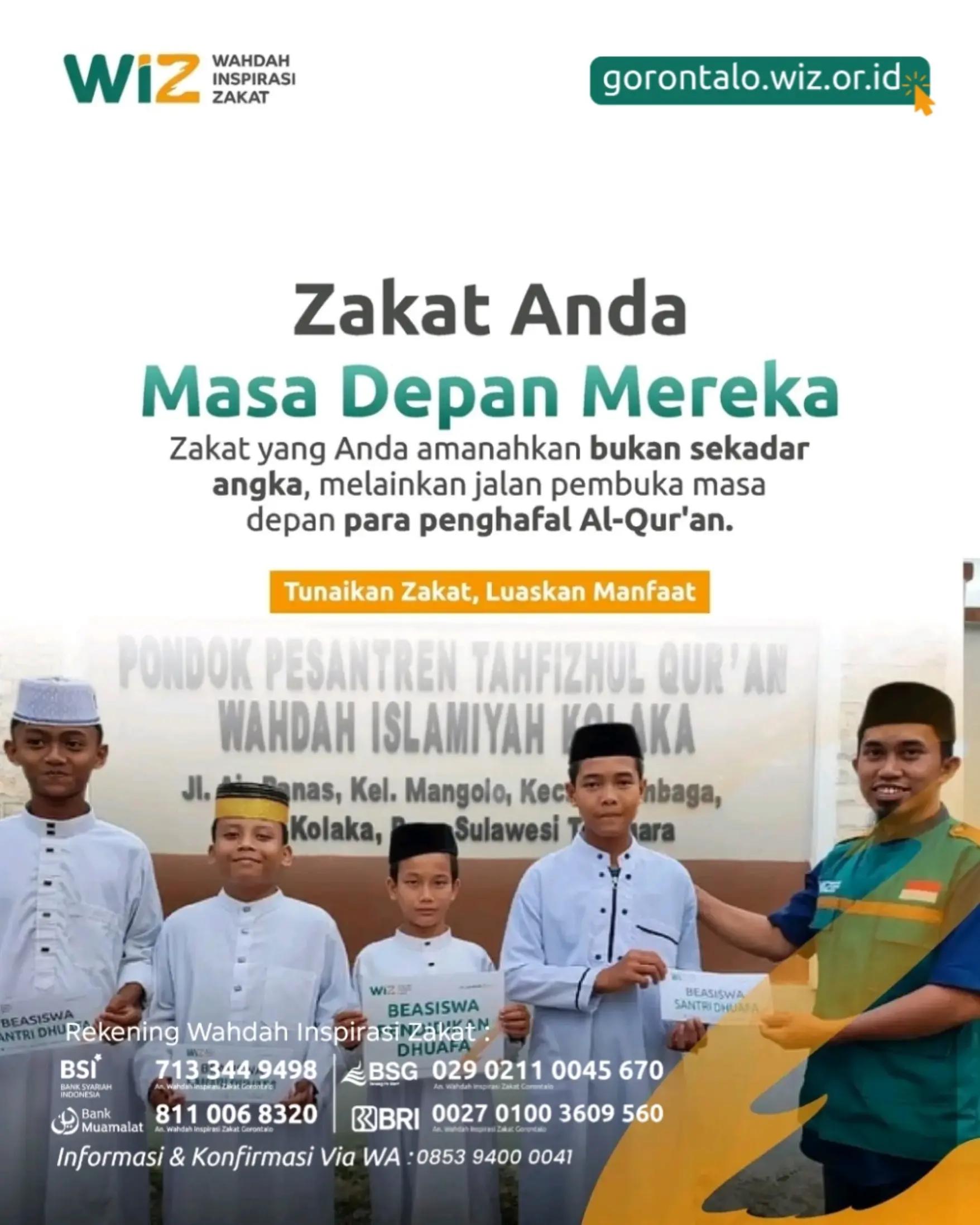 @WahdahInspirasiZakatGorontalo