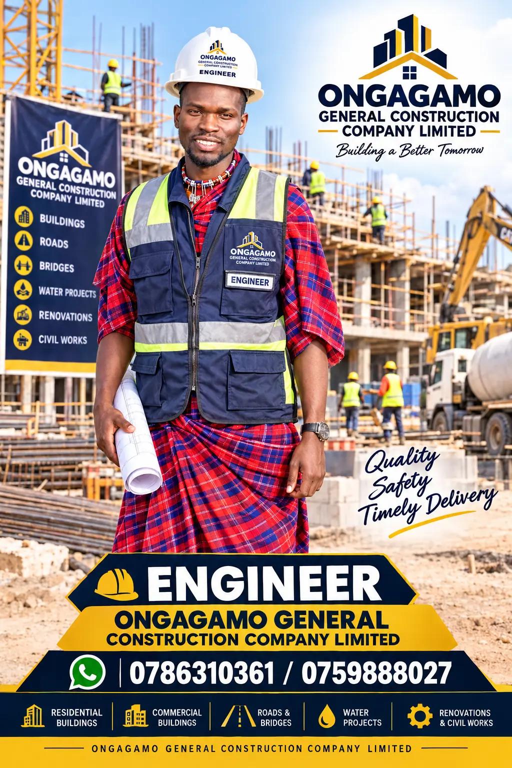 @ONGAGAMO CONSTRUCTION COMPANY