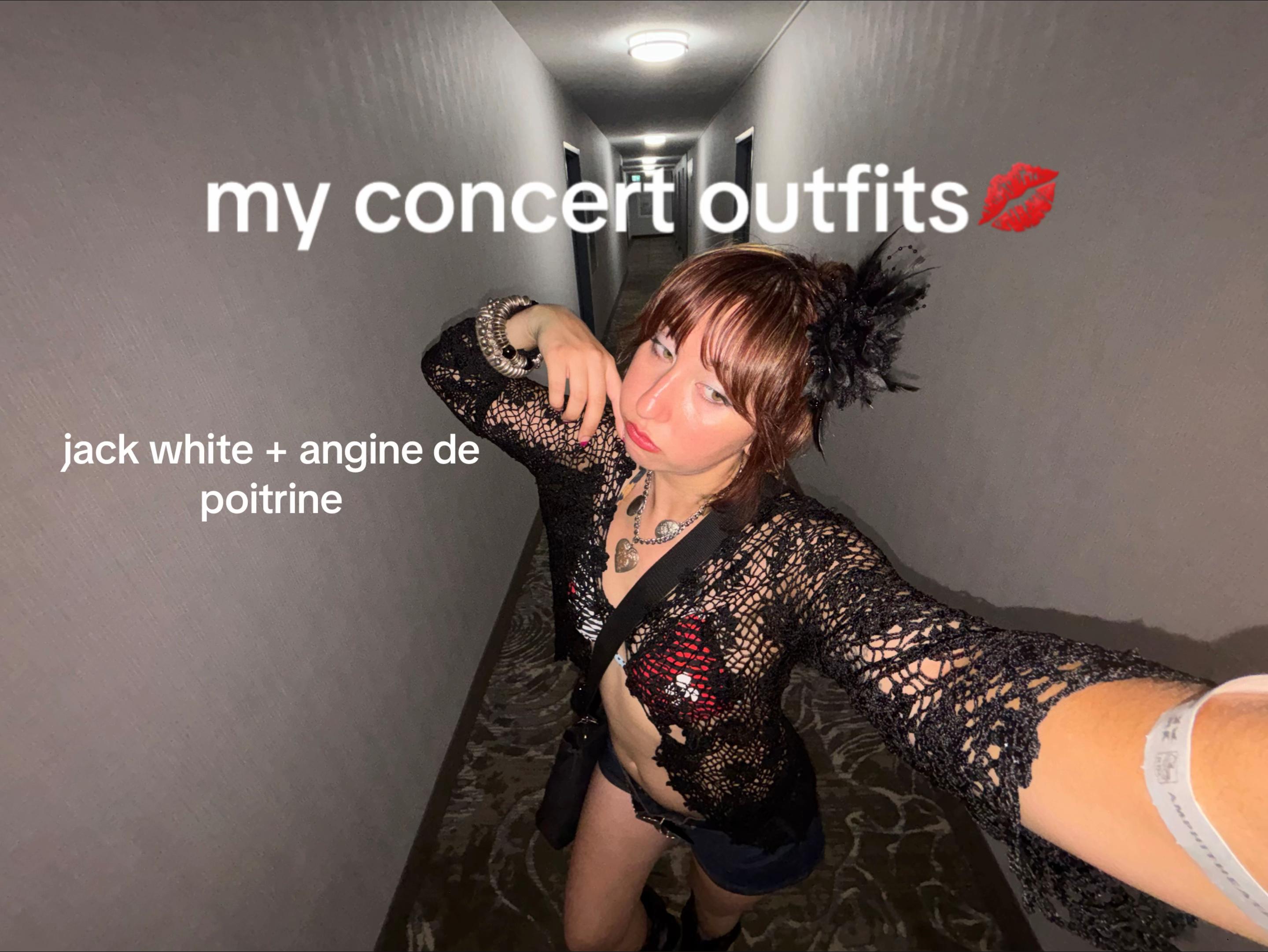 @girl with raccoon tail hat